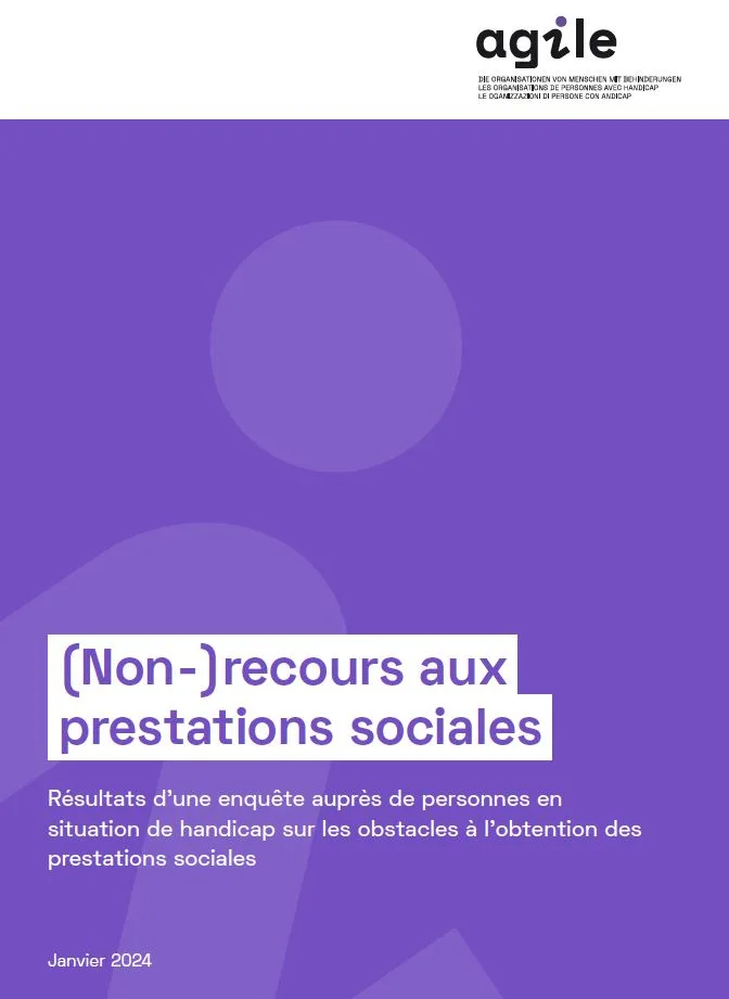 Page titre rapport (Non-)recours aux prestations sociales @Agile janvier 24