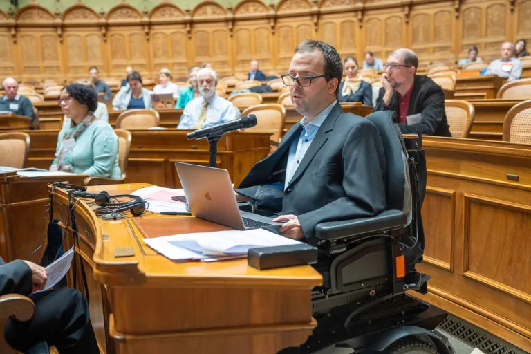 Session des personnes handicapées 2023 Sebastian Kessler © Pro Infirmis