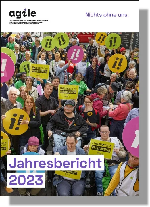 Titelseite Agile Jahresbericht 2023