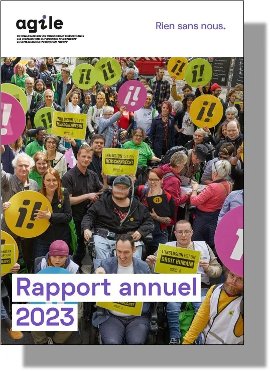 Page titre Rapport annuel 2023 d'Agile