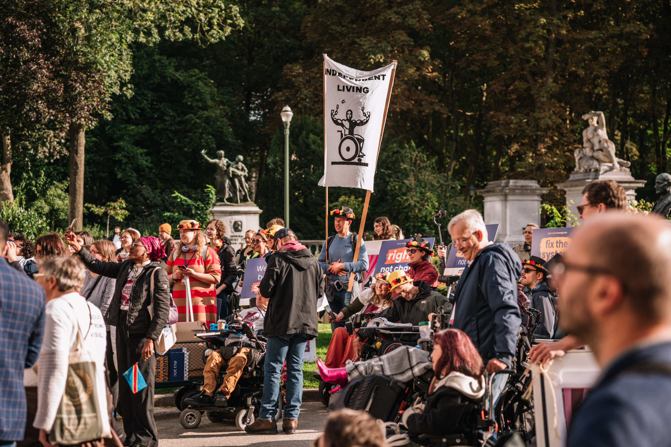 Freedom Drive 2024 - devant le Parlement Européen
Copyright Michael Gossens