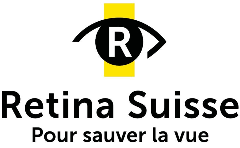 Logo de Retina Suisse, association d’entraide pour les personnes atteintes de maladies de la rétine.